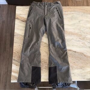 Sunice Canada Insulated Primaloft Snow Ski Pants Grey / Black Men’s Small (S)
